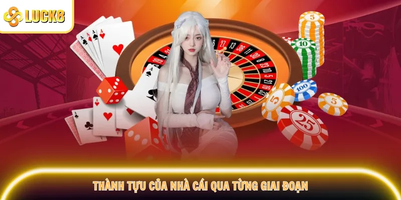 Thành tựu của nhà cái qua từng giai đoạn